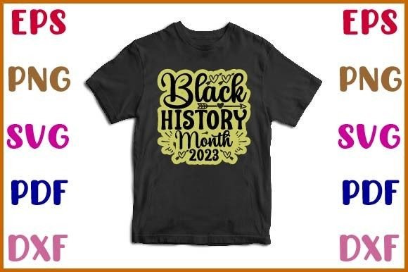 Black History Month 2023 Sticker Design: Graphics and Crafts