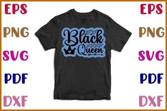 Black Queen Sticker Design: Graphics and Crafts for Modern Branding