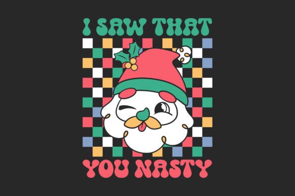 Christmas Retro SVG Sublimation T-shirt Graphics