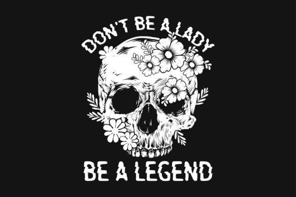 Flower Skull Skeleton SVG Sublimation Graphics