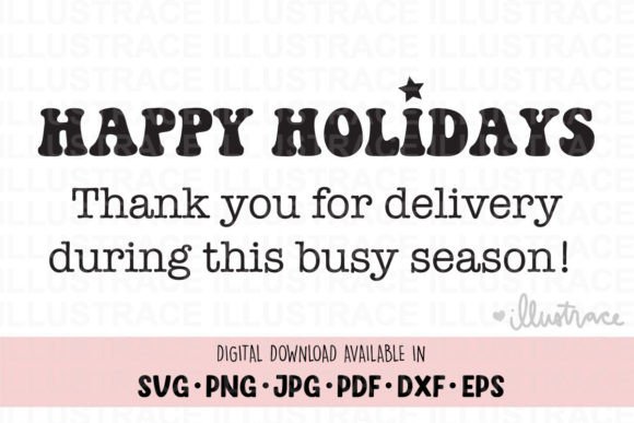 Happy Holidays Svg: Graphics for Crafts and Content