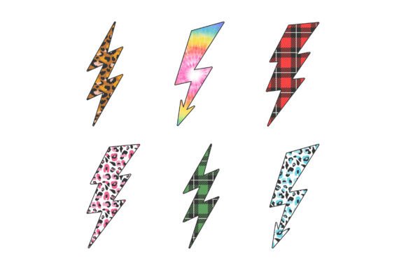 Leopard Lightning Bolt SVG Sublimation Graphics
