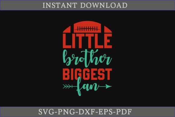 Little Brother Biggest Fan SVG T-shirt: Graphics and Crafts in Action