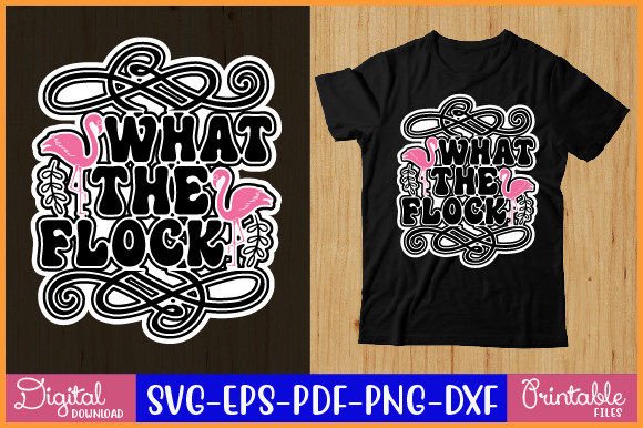What the Flock Sticker: Graphics & Crafts for Small Business Branding